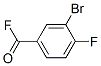 3-Bromo-4-fluoro-benzoyl fluoride Structure,78239-65-3Structure