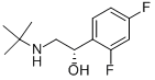 (S)-2-(叔丁基氨基)-1-(2,4-二氟苯基)乙醇結(jié)構(gòu)式_782482-50-2結(jié)構(gòu)式