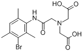 (3-Bromo-2,4,6-trimethylphenylcarbamoyl)methyliminodiacetic acid Structure,78266-06-5Structure