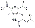 5-[[2-(Acetyloxy)acetyl]amino]-2,4,6-triiodo-1,3-benzenedicarbonyl dichloride Structure,78314-12-2Structure