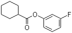 Cyclohexanecarboxylic acid 3-fluorophenyl ester Structure,78322-89-1Structure