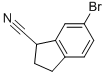 6-Bromo-2,3-dihydro-1h-indene-1-carbonitrile Structure,783335-58-0Structure