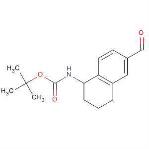 Tert-butyl 6-formyl-1,2,3,4-tetrahydronaphthalen-1-ylcarbamate Structure,784205-24-9Structure