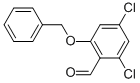 2-(Benzyloxy)-4,6-dichlorobenzaldehyde Structure,78443-73-9Structure