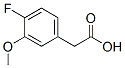 4-Fluoro-3-methoxyphenylacetic acid Structure,78495-65-5Structure