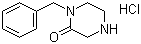 1-(Phenylmethyl)-2-piperazinone hydrochloride Structure,78551-58-3Structure