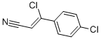 3-Chloro-3-(4-chlorophenyl)acrylonitrile Structure,78583-86-5Structure