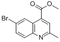 6-Bromo-2-methylquinoline-4-carboxylicacidmethylester Structure,786659-09-4Structure