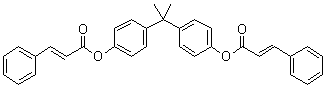 (2E,2’e)-3-phenyl-2-propenoicacid(1-methylethylidene)di-4,1-phenyleneester Structure,787583-27-1Structure