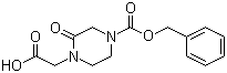 2-(4-(Benzyloxycarbonyl)-2-oxopiperazin-1-yl)acetic acid Structure,78818-17-4Structure