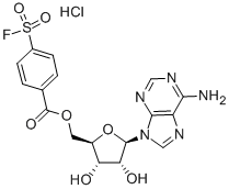 5-P-fluorosulfonyl-benzoyladenosinehydrochloride Structure,78859-42-4Structure