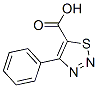 4-Phenyl-1,2,3-thiadiazole-5-carboxylic acid Structure,78875-63-5Structure