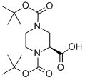 (S)-1,4-n-二boc-2-哌嗪-2-羧酸結(jié)構(gòu)式_788799-69-9結(jié)構(gòu)式