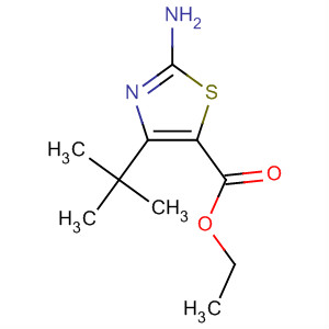 4-叔丁基-2-氨基噻唑-5-羧酸乙酯結(jié)構(gòu)式_78968-26-0結(jié)構(gòu)式