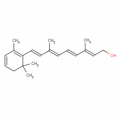 Dehydroretinol Structure,79-80-1Structure