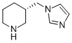 Piperidine, 3-(1h-imidazol-1-ylmethyl)-, (3s)-(9ci) Structure,790196-15-5Structure