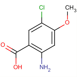 2-Amino-5-chloro-4-methoxy-benzoic acid Structure,79025-82-4Structure