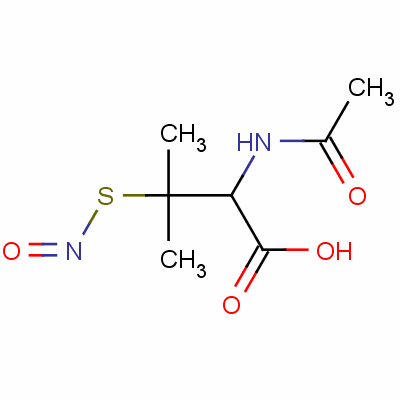 N-Acetyl-3-(Nitrosothio)-D-Valine Structure,79032-48-7Structure