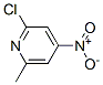 2-Chloro-6-methyl-4-nitropyridine Structure,79055-51-9Structure