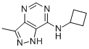 N-cyclobutyl-3-methyl-1h-pyrazolo[4,3-d]pyrimidin-7-amine Structure,790666-34-1Structure