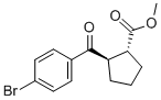 (1R,2r)methyl 2-(4-bromobenzoyl)cyclopentanecarboxylate Structure,791594-14-4Structure