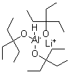 三[(3-乙基-3-戊基)氧]氫化鋁鋰結(jié)構(gòu)式_79172-99-9結(jié)構(gòu)式