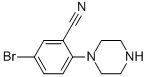 1-(4-Bromo-2-cyanophenyl)piperazine Structure,791846-41-8Structure