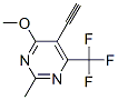 Pyrimidine, 5-ethynyl-4-methoxy-2-methyl-6-(trifluoromethyl)- (9ci) Structure,792934-98-6Structure