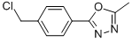 2-(4-cHloromethyl-phenyl)-5-methyl-1,3,4-oxadiazole Structure,79383-00-9Structure