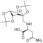 N2-[1-deoxy-2,3:4,5-bis-o-(1-methylethylidene)-beta-d-fructopyranos-1-yl]-l-asparagine Structure,794477-75-1Structure