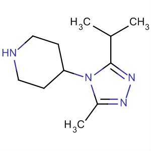 4-(3-異丙基-5-甲基-4H-1,2,4-噻唑-4-基)哌啶結(jié)構(gòu)式_795310-37-1結(jié)構(gòu)式