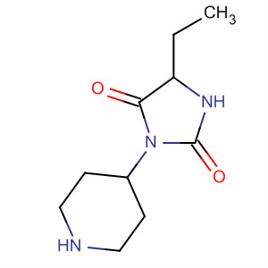 (9ci)-5-乙基-3-(4-哌啶基)-2,4-咪唑啉二酮結(jié)構(gòu)式_795310-49-5結(jié)構(gòu)式