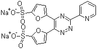 3-(2-Pyridyl)-5,6-bis(2-(5-furylsulfonic acid))-1,2,4-triazinedisodium salt Structure,79551-14-7Structure