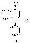 Rac-cis-3-dechloro sertraline hydrochloride Structure,79559-98-1Structure