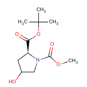 (2S)-1-(叔丁氧基羰基)-4-羥基-2-甲基吡咯烷-2-羧酸結構式_796095-60-8結構式