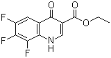 Ethyl 6,7,8-trifluoro-1,4-dihydro-4-oxo-3-quinolinecarboxylate Structure,79660-46-1Structure