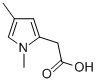 (1,4-Dimethyl-1h-pyrrol-2-yl)-acetic acid Structure,79673-54-4Structure