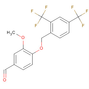 4-[2,4-Bis(trifluoromethyl)benzyloxy]-3-methoxybenzaldehyde Structure,796844-14-9Structure