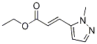 (E)-ethyl 3-(1-methyl-1h-pyrazol-5-yl)acrylate Structure,796845-48-2Structure