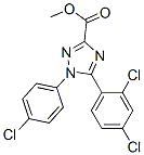 Methyl 1-(4-chlorophenyl)-5-(2,4-dichlorophenyl)-1h-1,2,4-triazole-3-carboxylate Structure,796875-16-6Structure