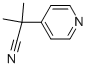 2-Methyl-2-(4-pyridyl)propionitrile Structure,79757-31-6Structure