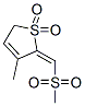 Thiophene, 2,5-dihydro-3-methyl-2-[(methylsulfonyl)methylene]-, 1,1-dioxide, (2e)- (9ci) Structure,798541-93-2Structure