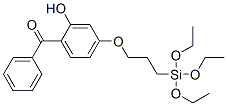 2-Hydroxy-4-(3-triethoxysilylpropoxy)diphenylketone Structure,79876-59-8Structure