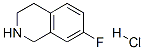 Isoquinoline, 7-fluoro-1,2,3,4-tetrahydro-, hydrochloride Structure,799274-06-9Structure