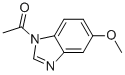 1H-benzimidazole, 1-acetyl-5-methoxy- Structure,79938-46-8Structure