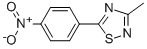3-Methyl-5-(4-nitrophenyl)-1,2,4-thiadiazole Structure,800408-77-9Structure