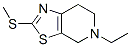 Thiazolo[5,4-c]pyridine, 5-ethyl-4,5,6,7-tetrahydro-2-(methylthio)- (8ci) Structure,801196-75-8Structure