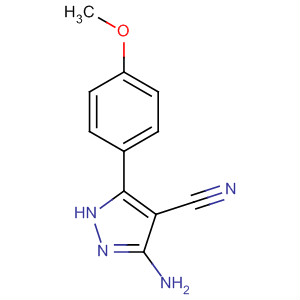 5-Amino-3-(4-methoxy-phenyl)-1h-pyrazole-4-carbonitrile Structure,80144-43-0Structure