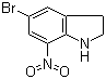 5-Bromo-7-nitroindoline Structure,80166-90-1Structure