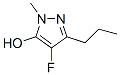 1H-pyrazol-5-ol, 4-fluoro-1-methyl-3-propyl- Structure,80171-21-7Structure